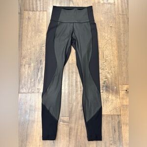 Lululemon High Rise Wunder Under Leggings Shine Size 4